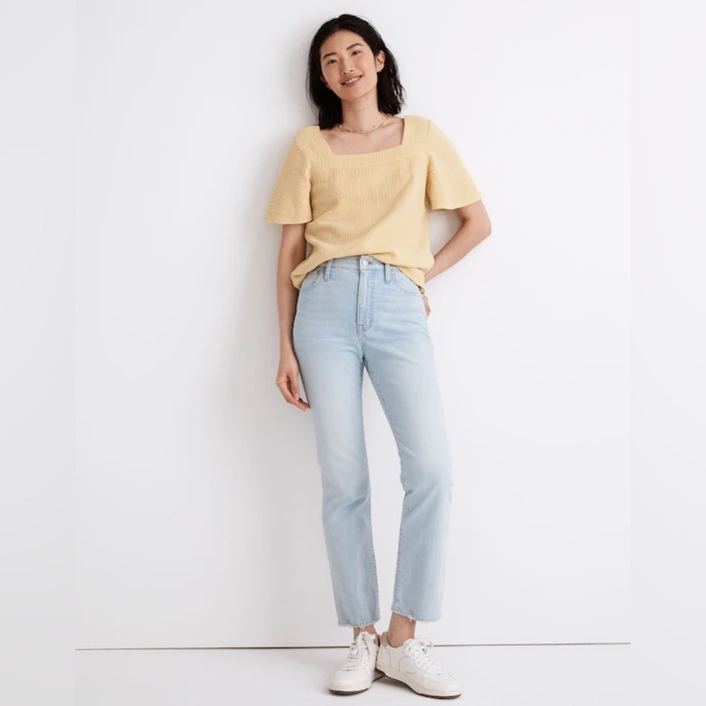Madewell Women’s Slim Demi-Boot Jeans in Bellmeade Wash - Size 25
